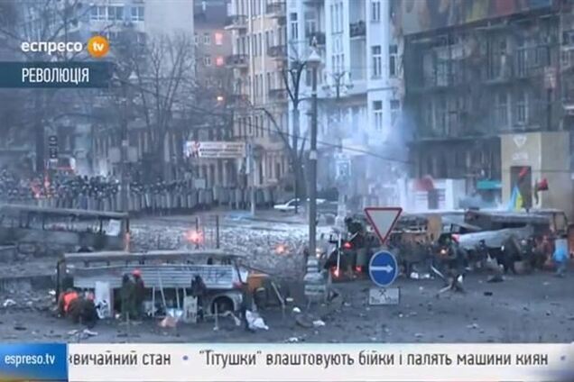 На Грушевского установилось временное перемирие