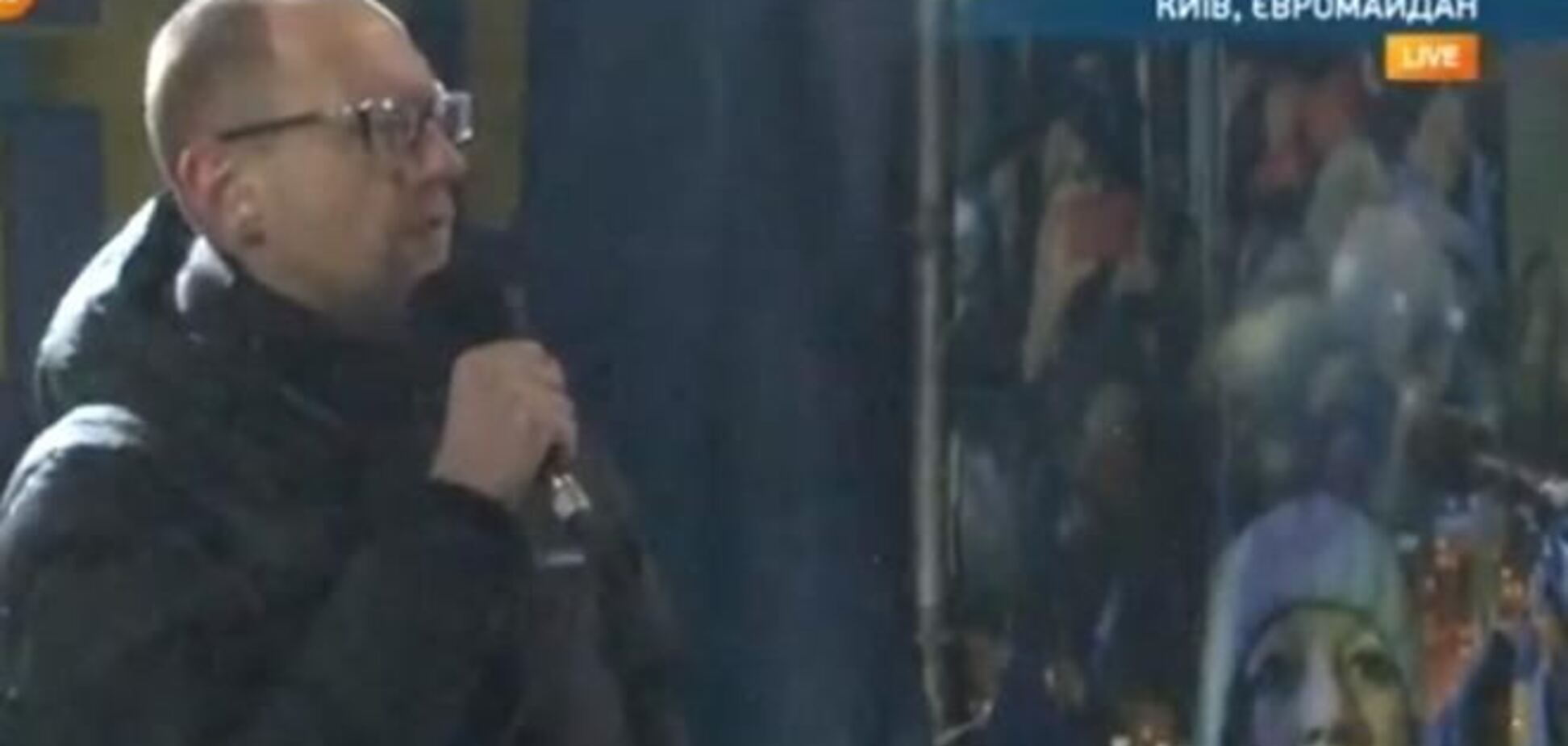 Яценюк: если пуля в лоб, то пуля в лоб!