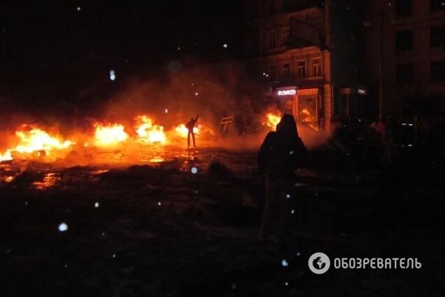 На Грушевского пострадало семь спасателей - ГосЧС