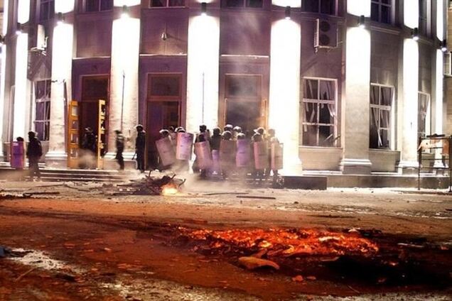 В Черкассах при зачистке ОГА избили участников Автомайдана