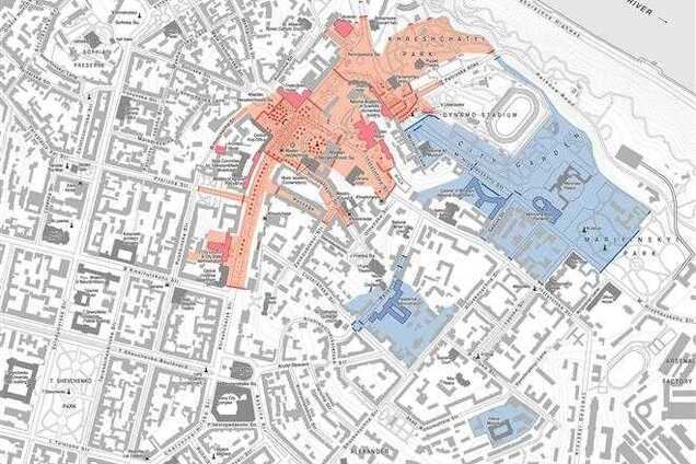 Блогер опубликовал карту противостояний в Киеве