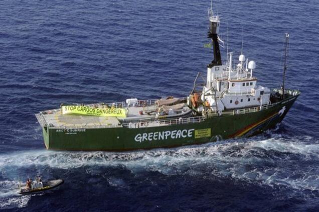 Greenpeace НЕ БУДЕ патрулювати води біля берегів РФ в 2014 році