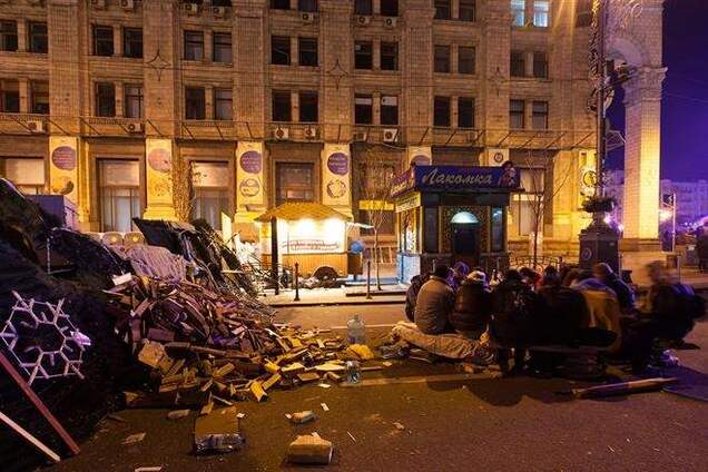 На Евромайдане поймали вора