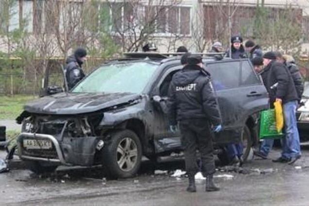 В Киеве взорвался автомобиль