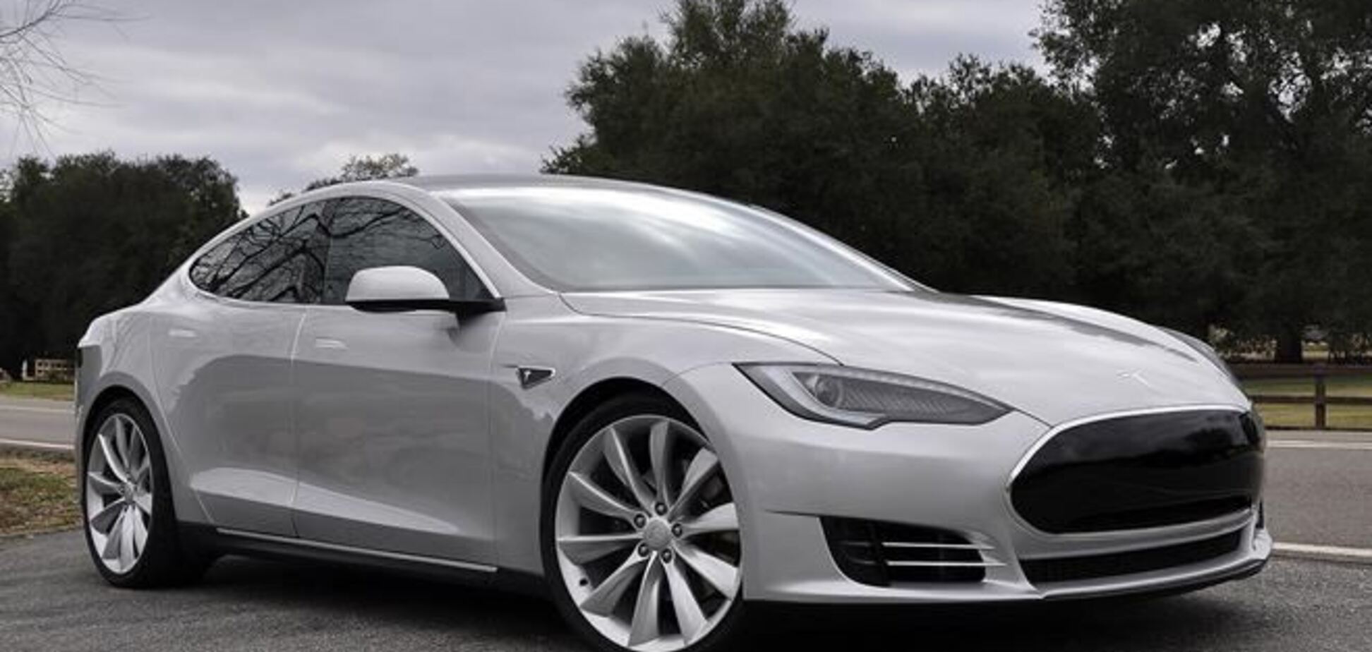 Донецкий безработный привез в Украину первую Tesla Model S