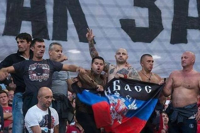 Россияне устроили провокацию с флагом террористов ДНР на матче в Швеции