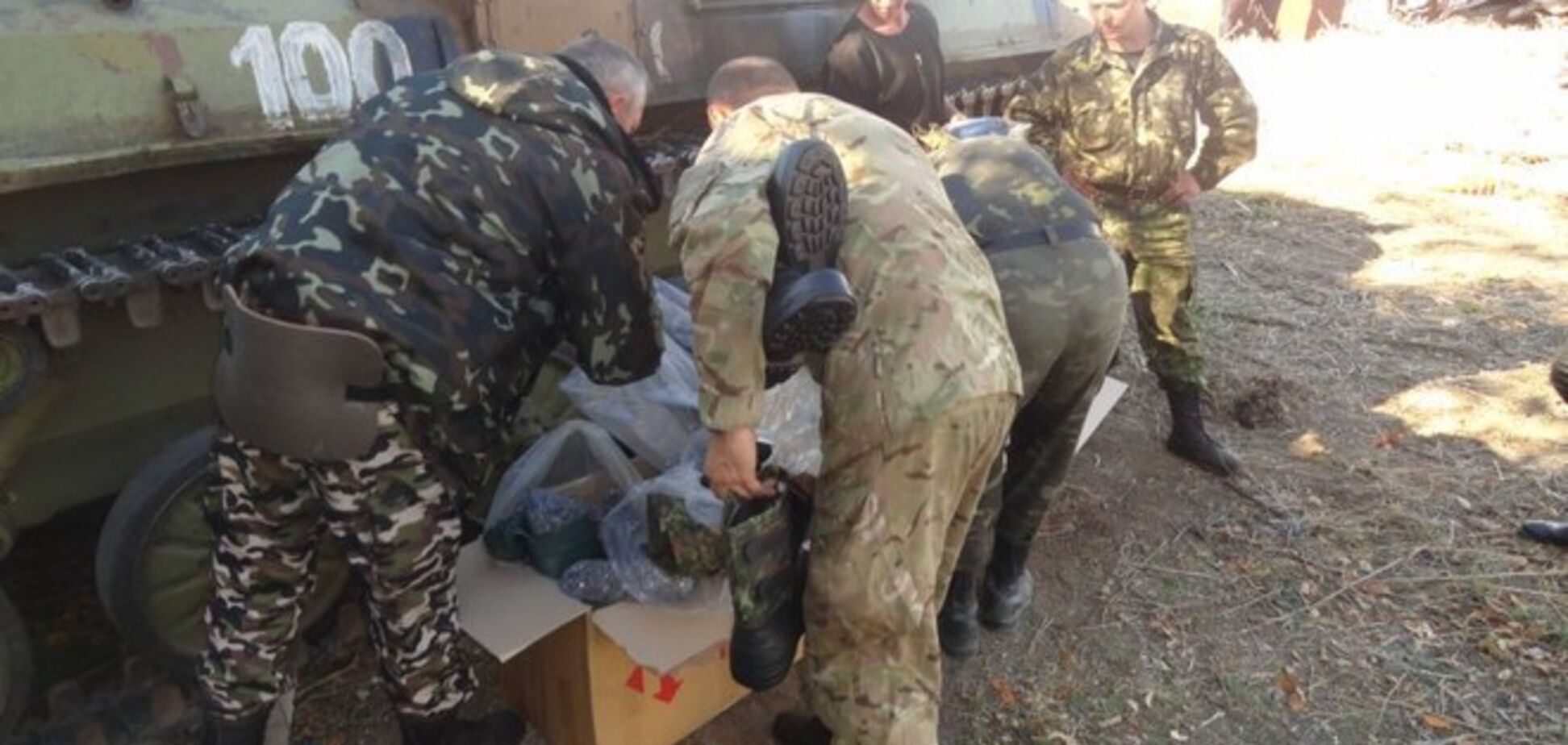 Силы АТО под Мариуполем отогнали от своих позиций танк террористов