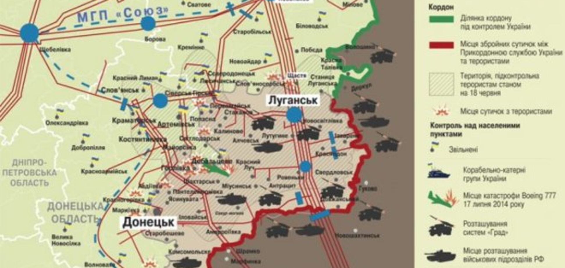 Террористы могут подорвать работу ГТС Украины: опубликована карта