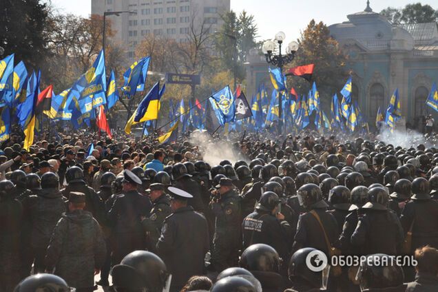 Депутат от Радикальной партии Ляшко звал на штурм Верховной Рады