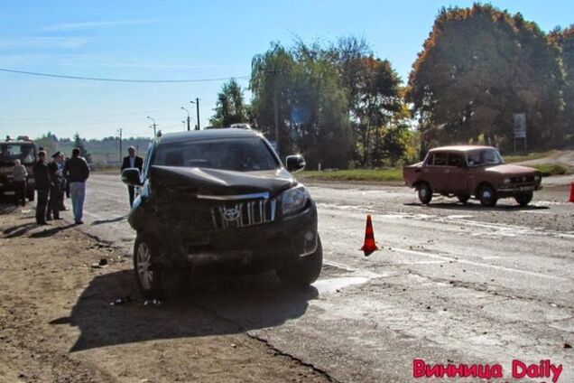 На Винниччине скандальный глава областного штаба Ляшко устроил ДТП
