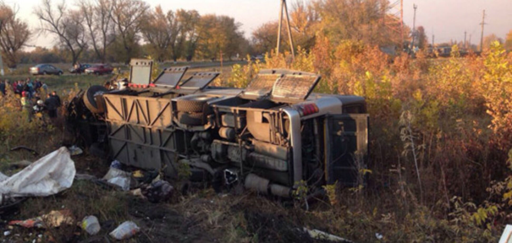 На Харківщині в ДТП потрапив автобус, який прямував з підконтрольного 'ЛНР' міста: 8 загиблих