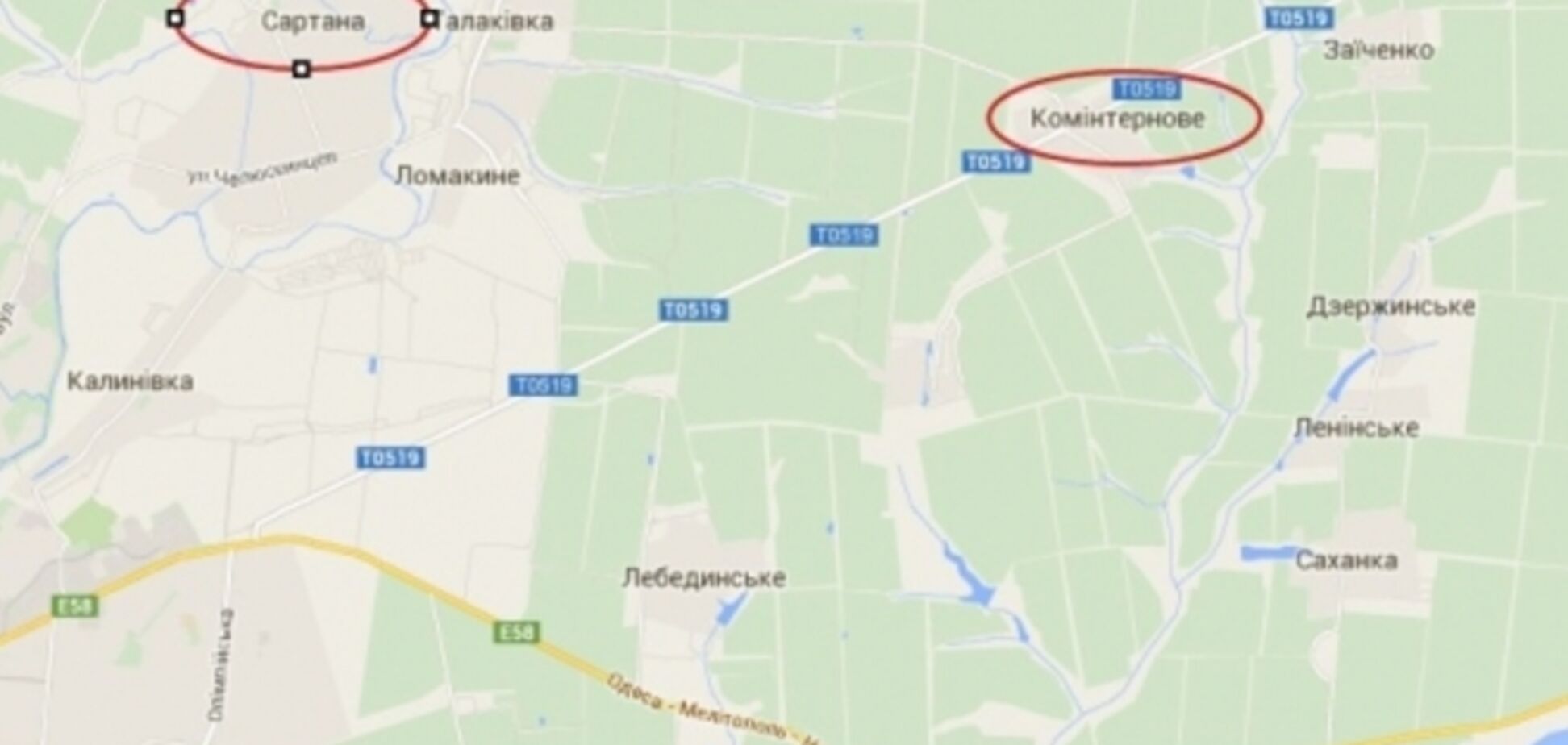 Сартану обстреляли с востока - миссия ОБСЕ