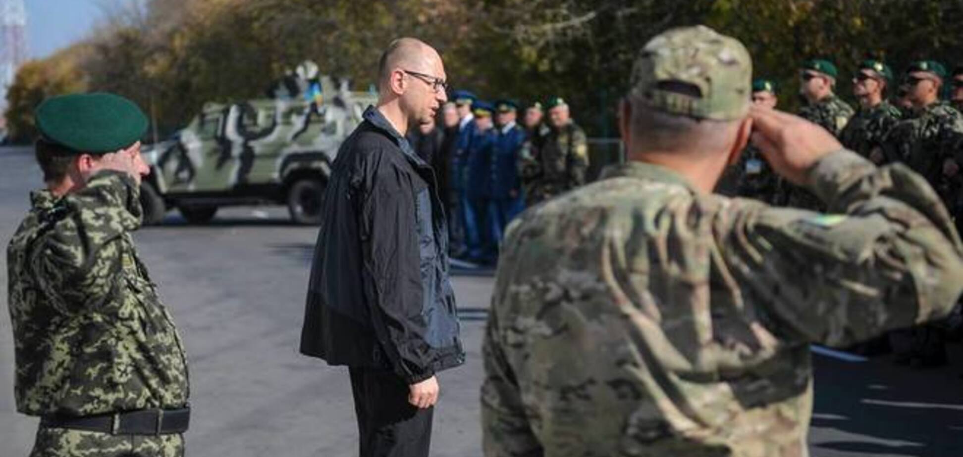 Яценюк: 'Стена' нужна Украине для безвизового режима с ЕС и членства в НАТО