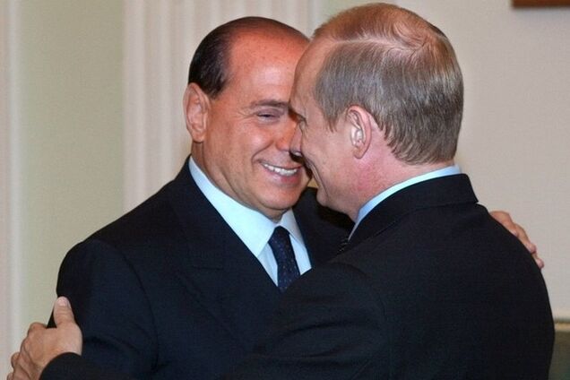 После ночной встречи с Меркель в Милане Путин до трех утра гулял на вечеринке у Берлускони