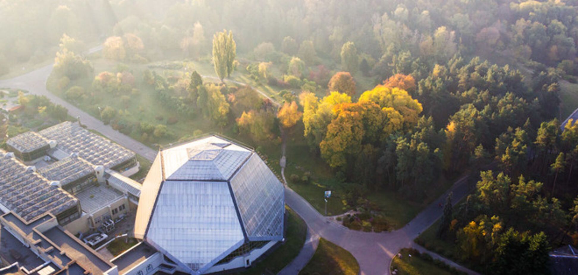 В сети появились осенние фото Киева с высоты птичьего полета