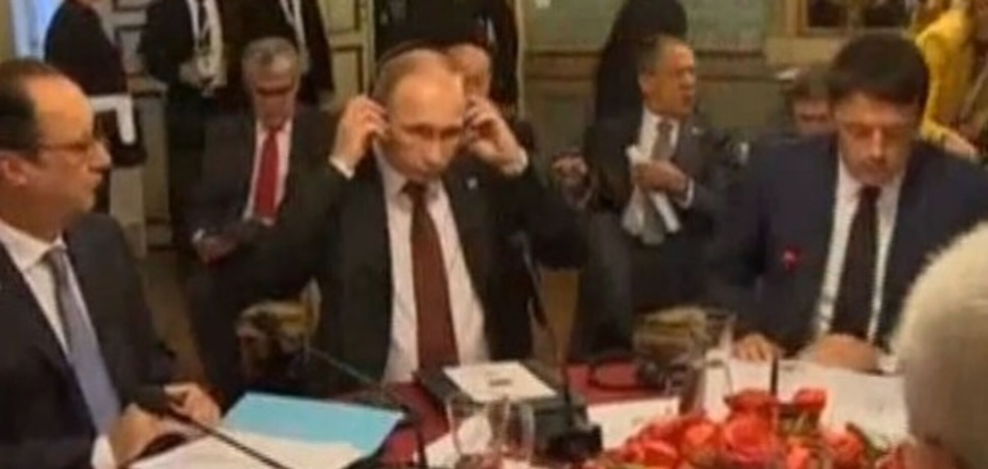 Путин слушал на встрече в Милане украинские песни: шуточное видео