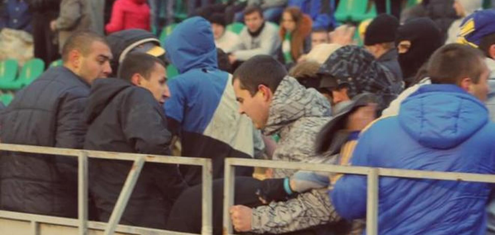 Ультрас 'Металлиста' избили болельщиков 'Ворсклы' за выкрики 'Харьков – русский город'