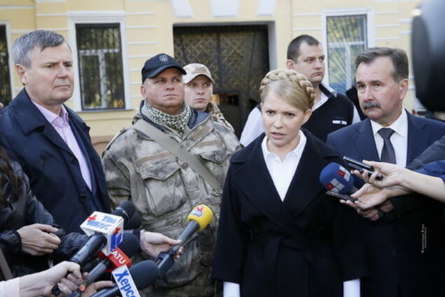 Тимошенко призвала власти усилить оборону Херсонщины