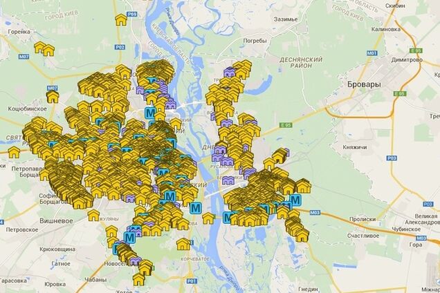 В Google Maps появилась карта киевских бомбоубежищ
