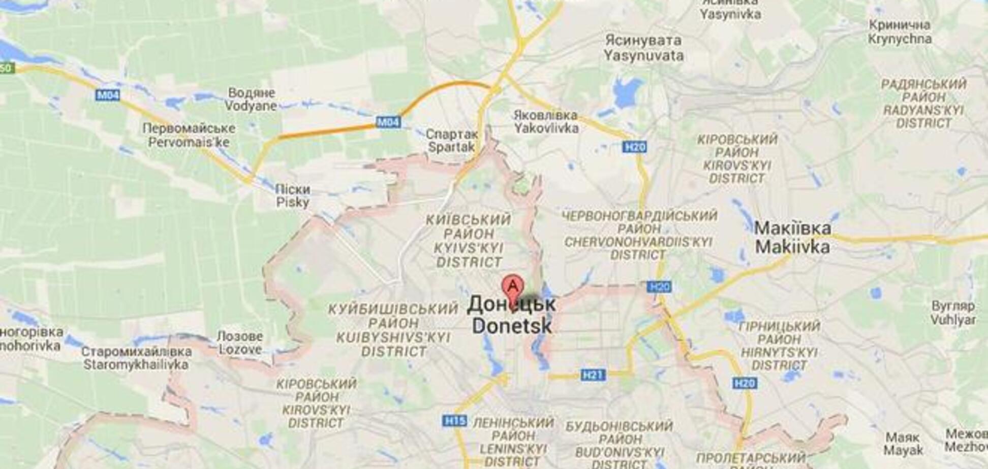 В Донецке террористы обстреляли химзавод и свой склад боеприпасов