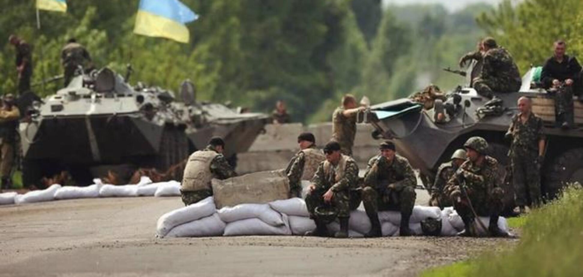 Под Славянском гвардейцы задержали четырех подозреваемых в сотрудничестве с боевиками