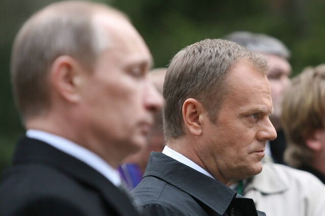 Польские СМИ напомнили: Туск назвал Путина 'своим человеком в Москве' в 2008 году после скандальной встречи