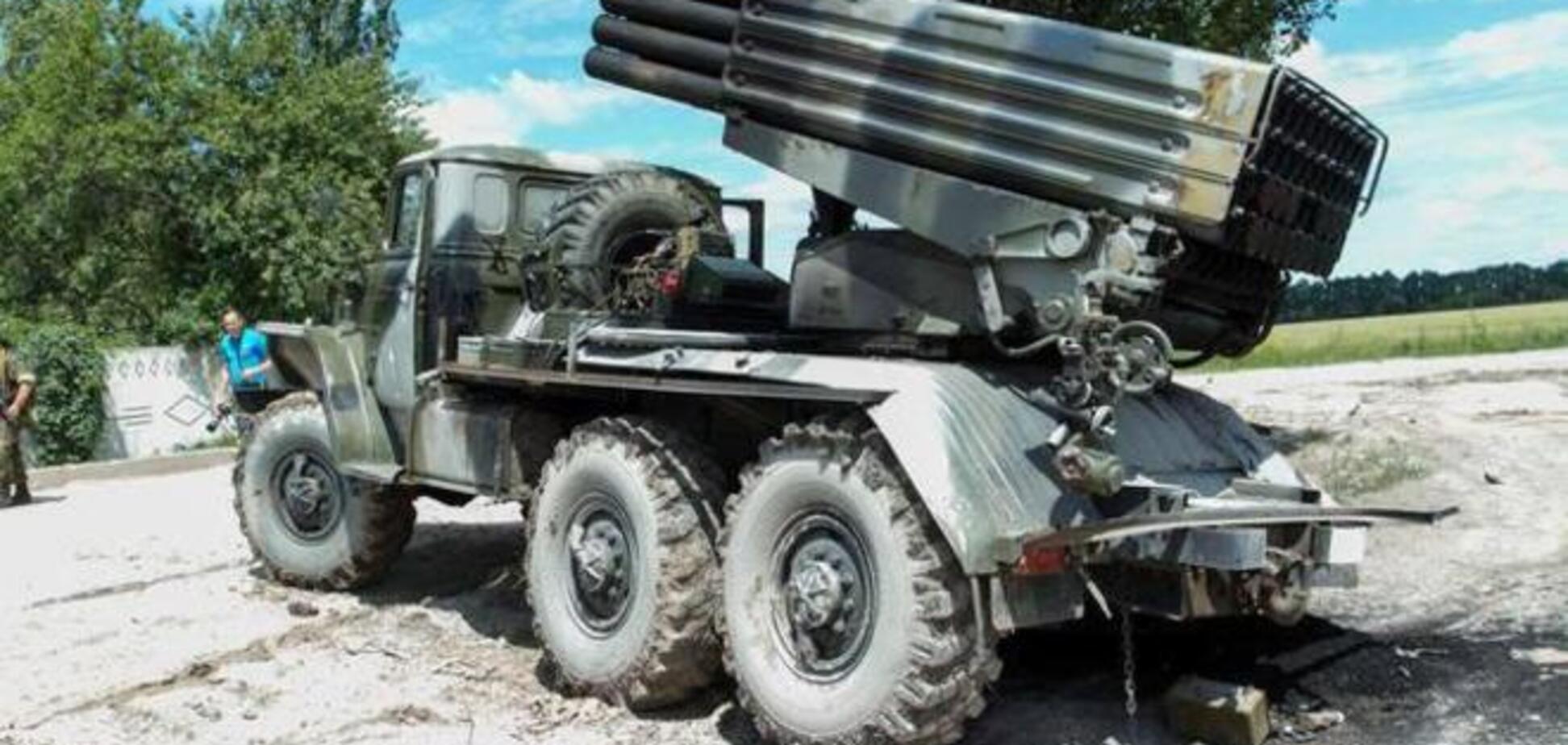 Террористы из 'Града' обстреляли блокпосты сил АТО в районе Старогнатовки