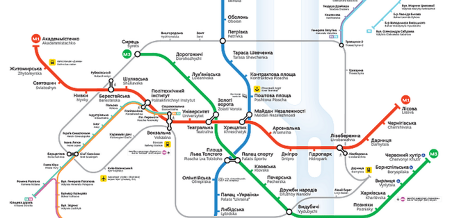 Кияни розкритикували нову схему метро