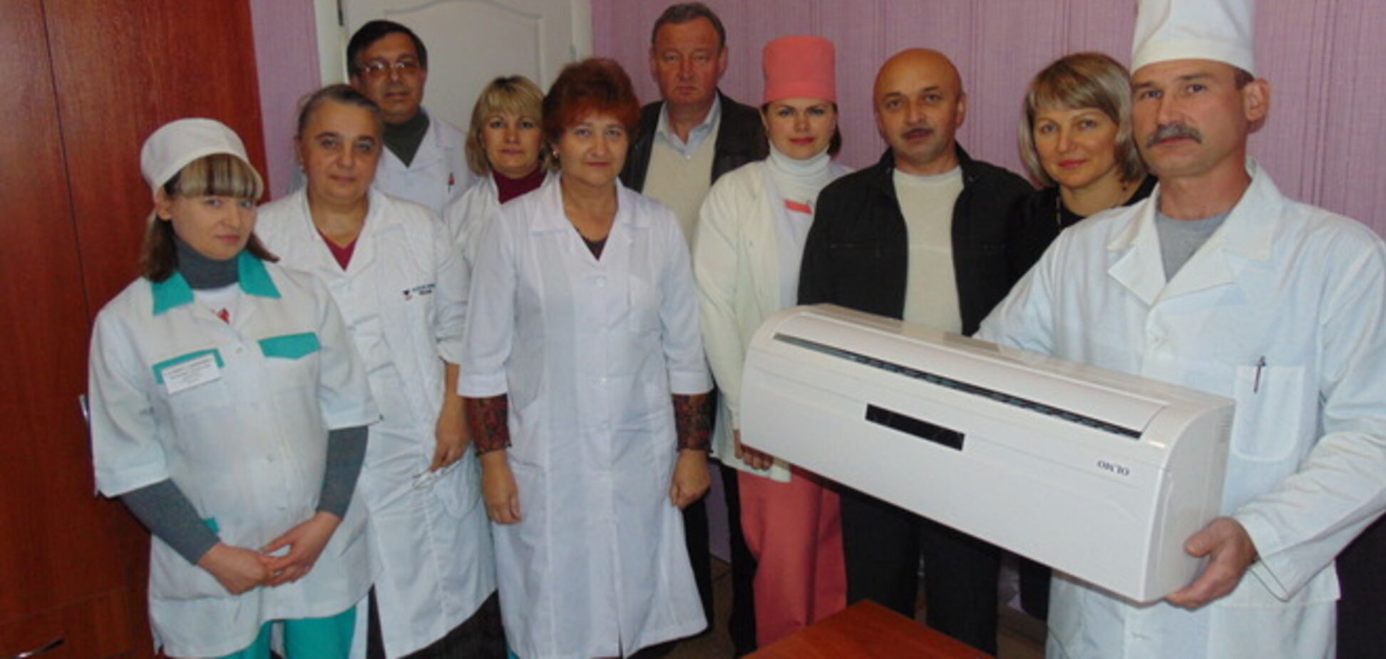 Благодаря 'Заступу' больница на Полтавщине получила новое бытовое оборудование
