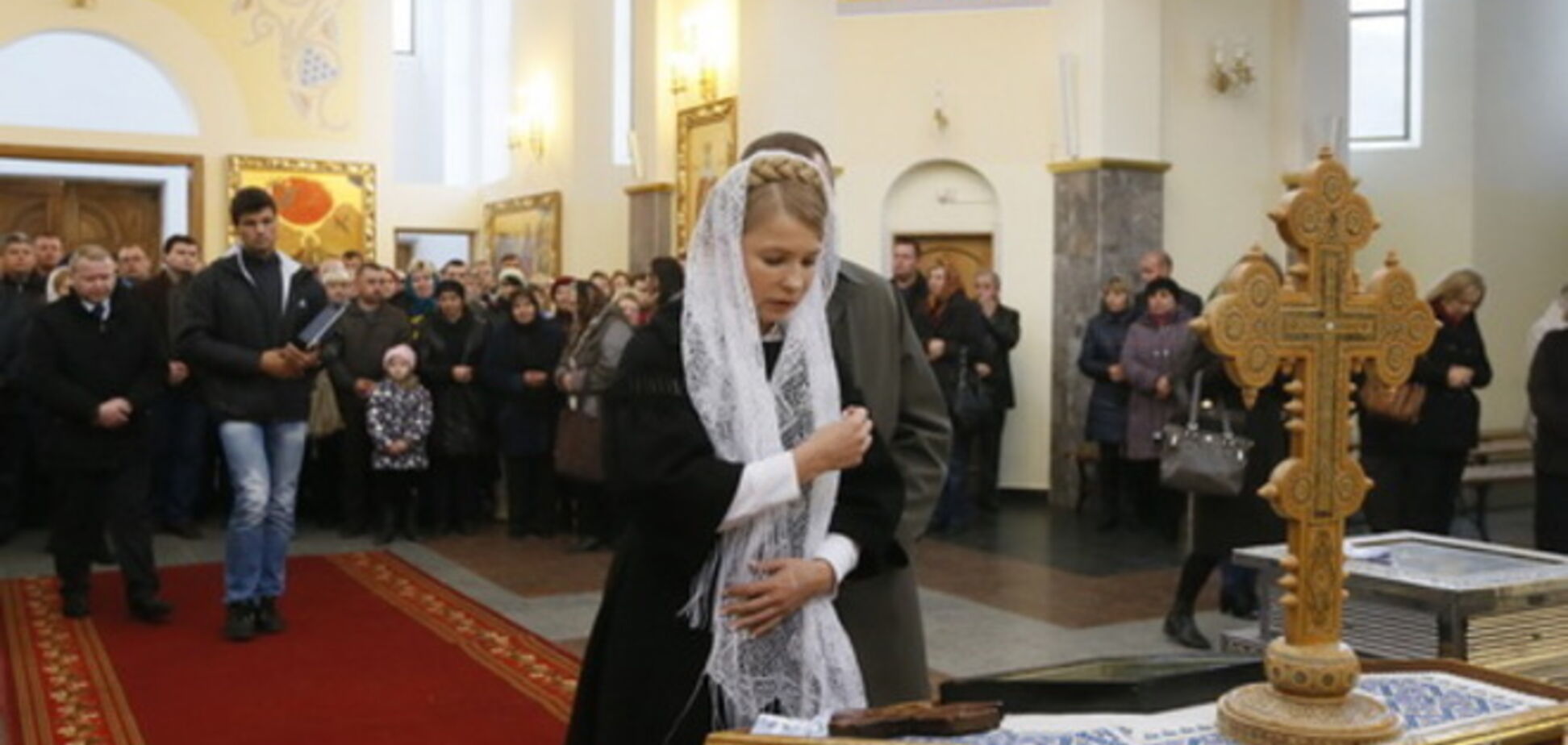 Тимошенко в Зарванице помолилась за мир в Украине 