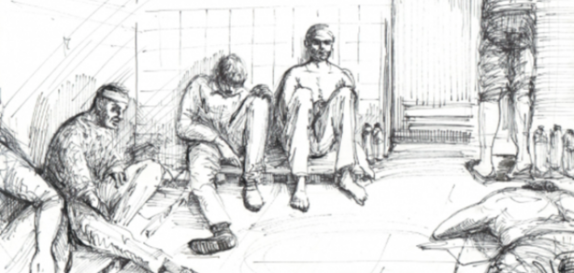 Освобожденный из плена художник нарисовал пытки боевиков