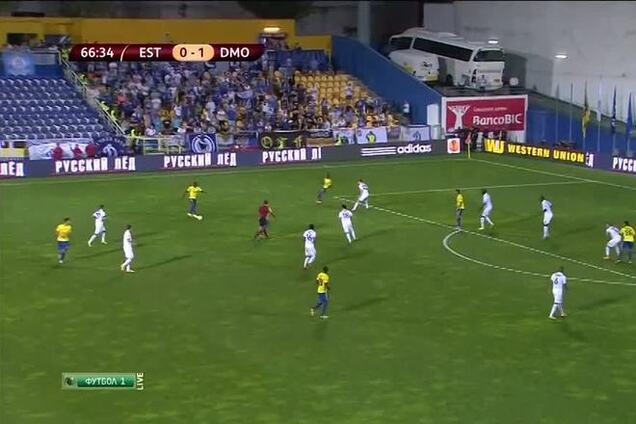 Россияне поддержали террористов ДНР на матче Лиги Европы