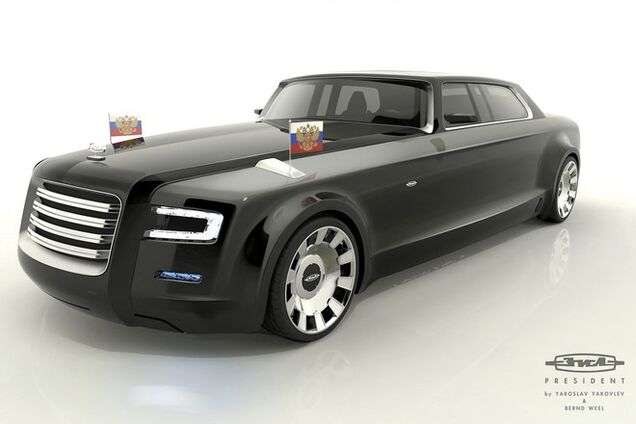 Путину достанется самый большой бронированный лимузин в мире