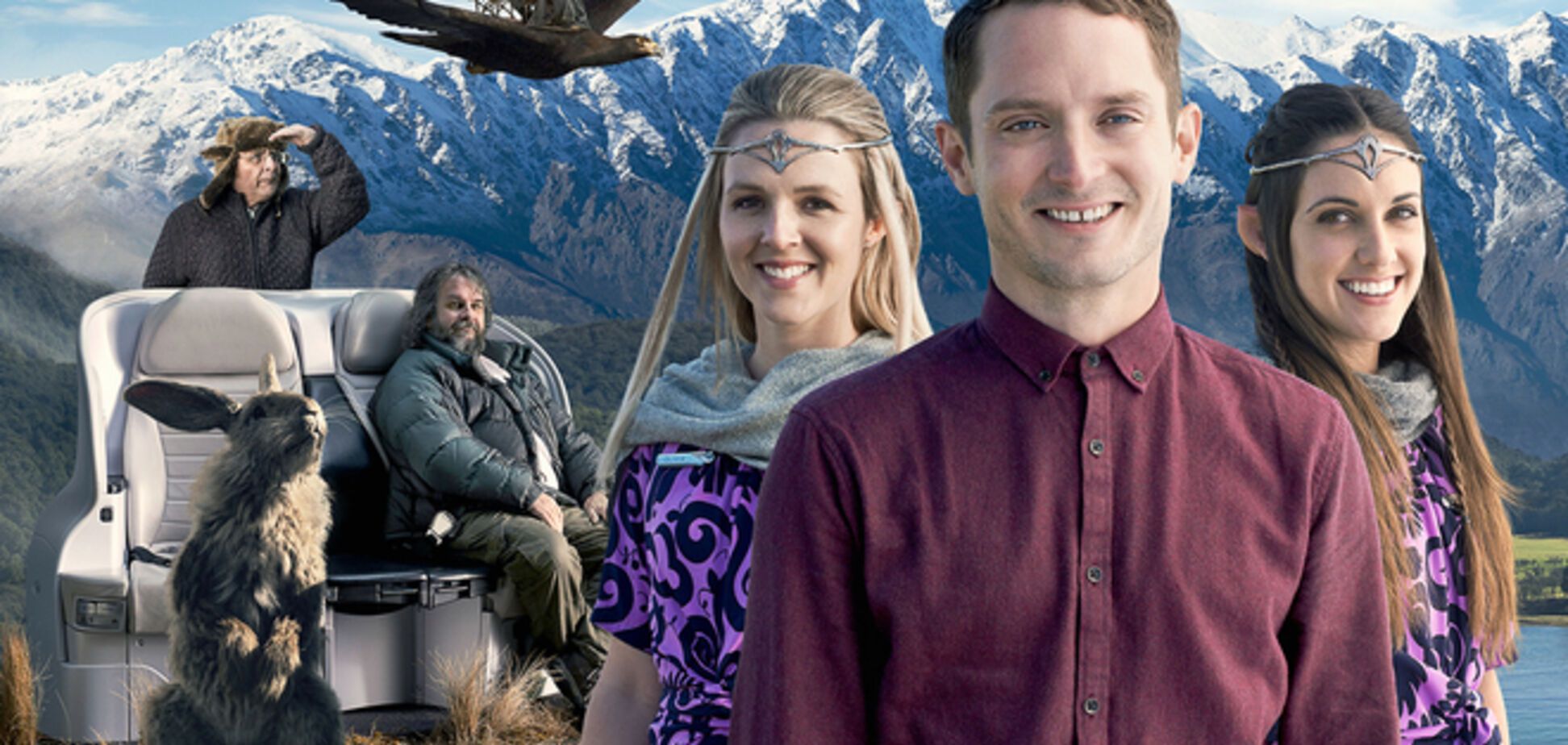 Звезды 'Хоббита' в 'Самом эпичном видео о безопасности полетов из когда-либо снятых'