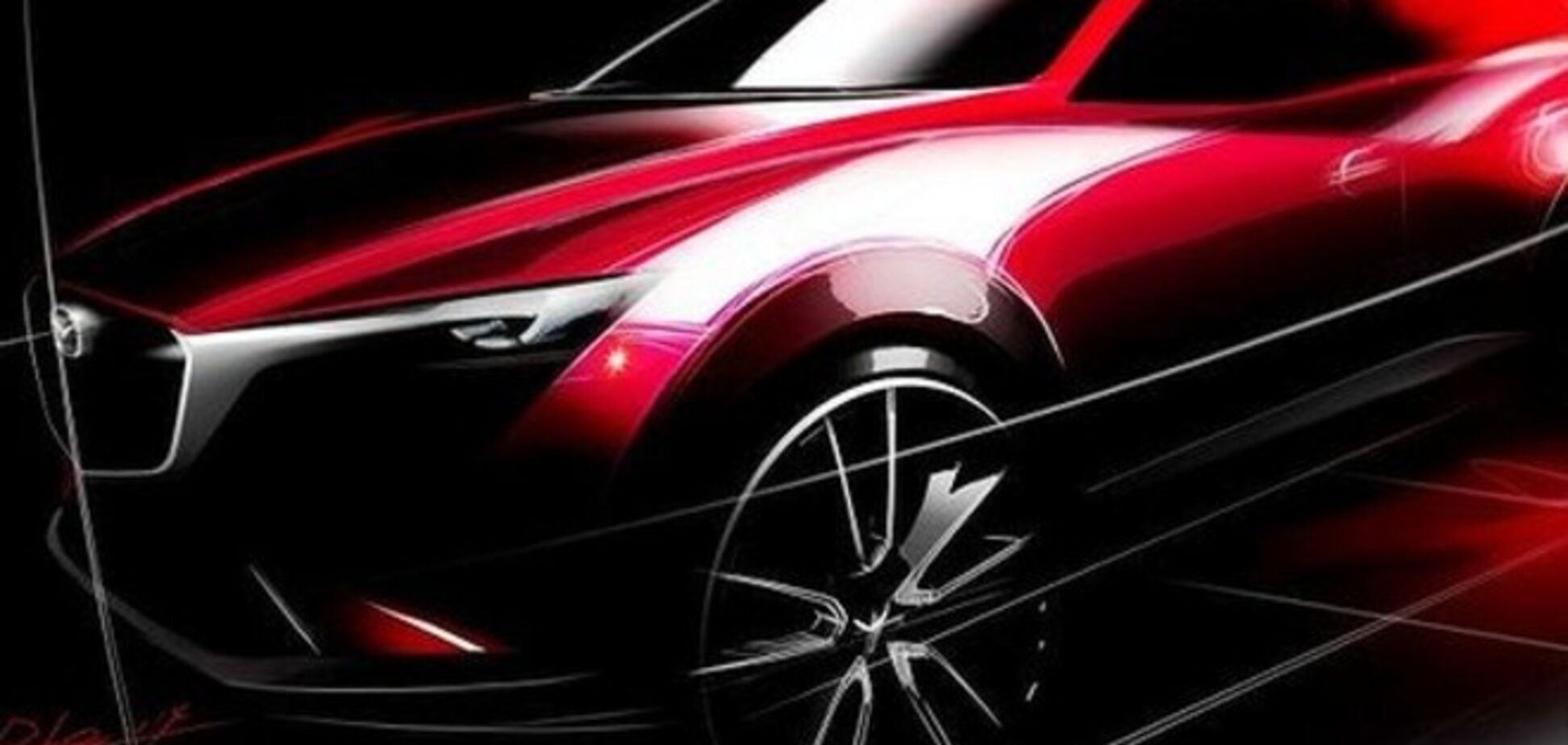 Мазда слегка показала свое виденье конкурента Ниссан Juke