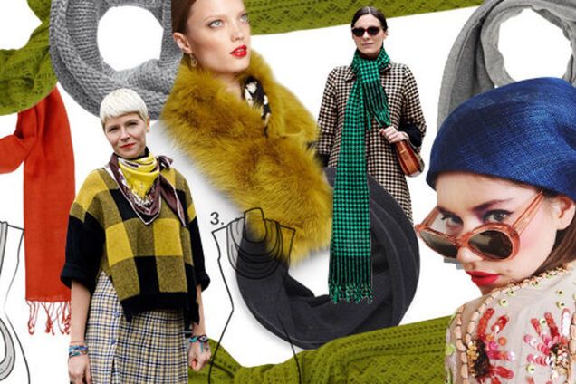 5 новых способов носить шарф осенью и зимой