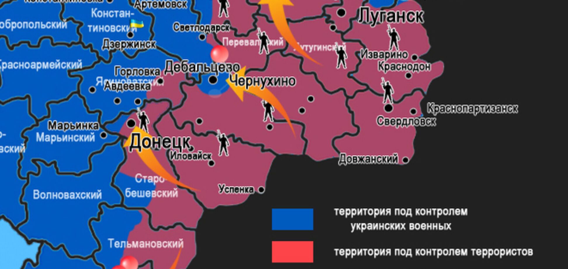В РНБО розповіли, які об'єкти в зоні АТО знаходяться в пріоритеті у терористів
