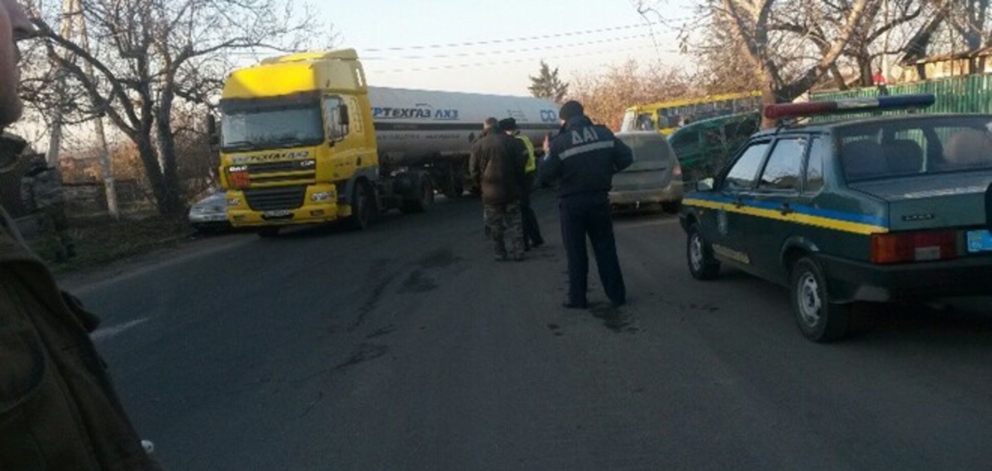 Военные в Мариуполе попали в ДТП