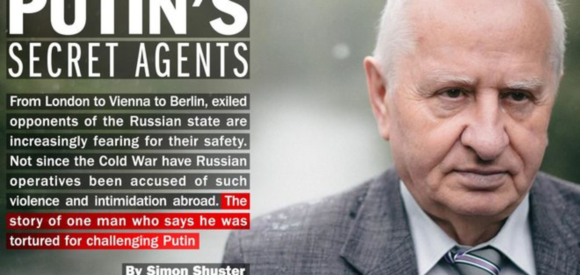Тайные агенты Путина 'достали' человека, подавшего в суд на президента РФ - Time