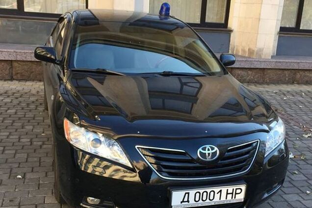 Боевики сделали из машины мэра Донецка 'милицейский' автомобиль