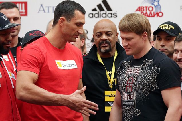 Кличко похвалил 'Русского Витязя' Поветкина