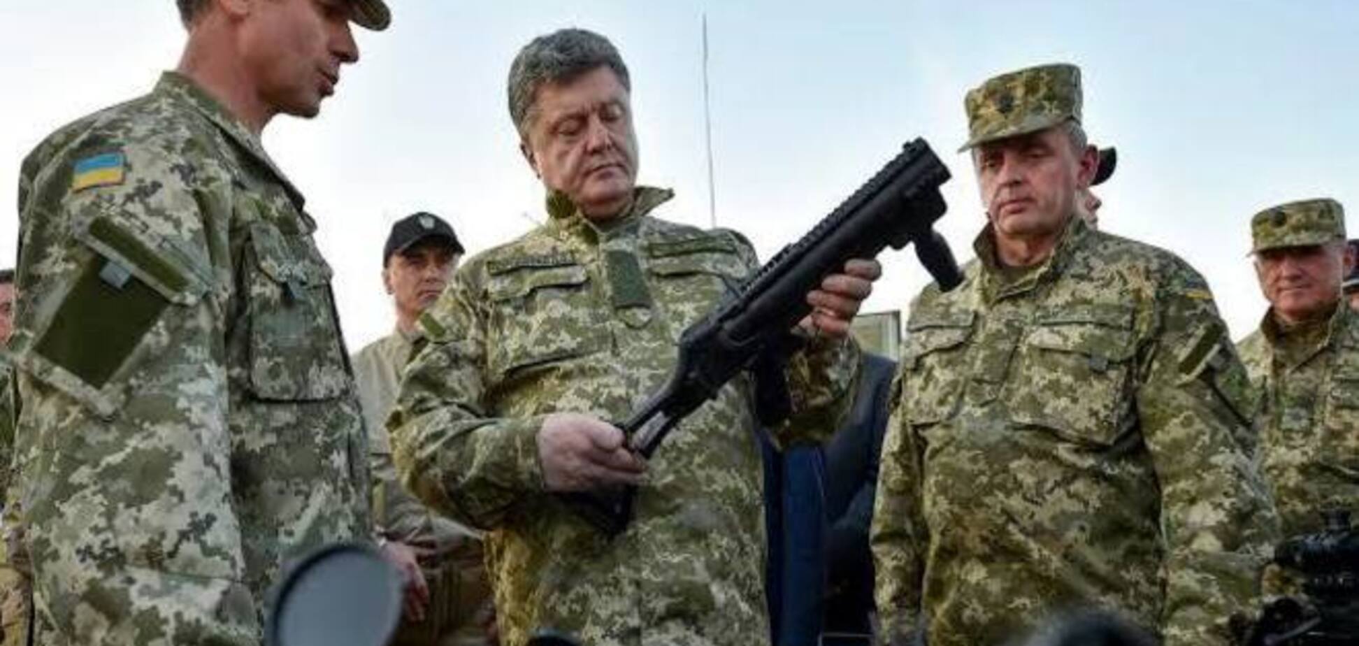Порошенко заявил о прогрессе в строительстве линии обороны в зоне АТО