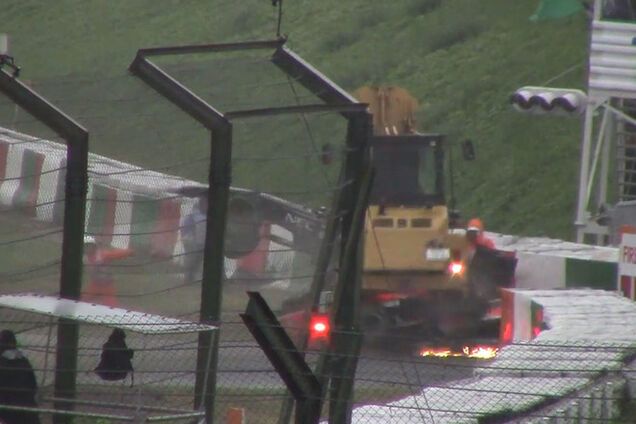 В сети появилось видео ужасной аварии на Гран-при Японии