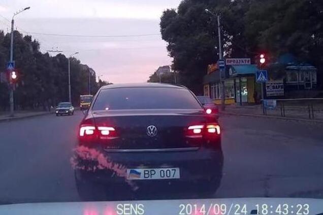 В ДАІ встановили власника авто зі змінюючимися на ходу номерами