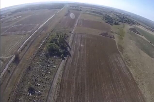 Силовики опублікували відео з українського безпілотника, зняте в зоні АТО