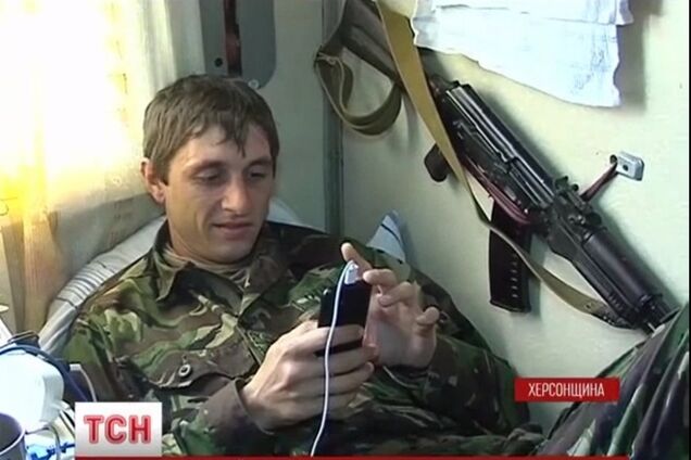 Украинские военные на границе с Крымом проведут зиму в поезде