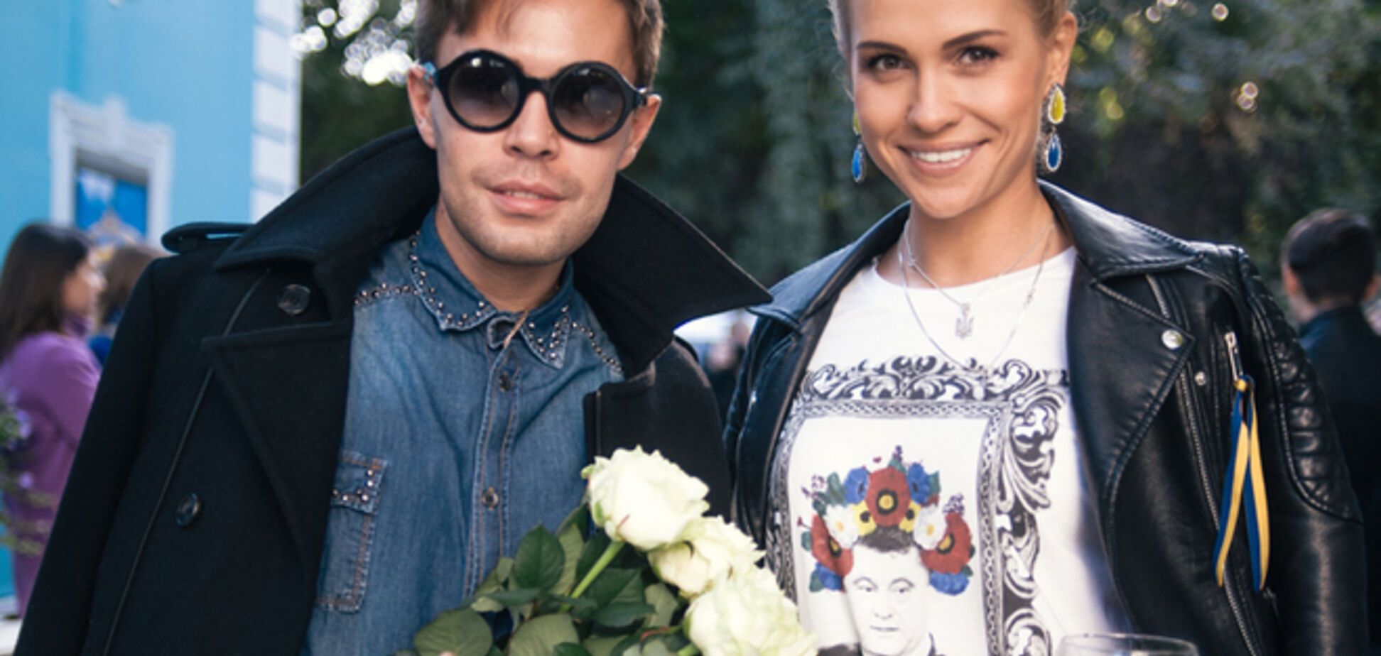 'Обрати внимание на Украину!'. Татьяна Митус презентовала футболки с Порошенко и Обамой в веночках