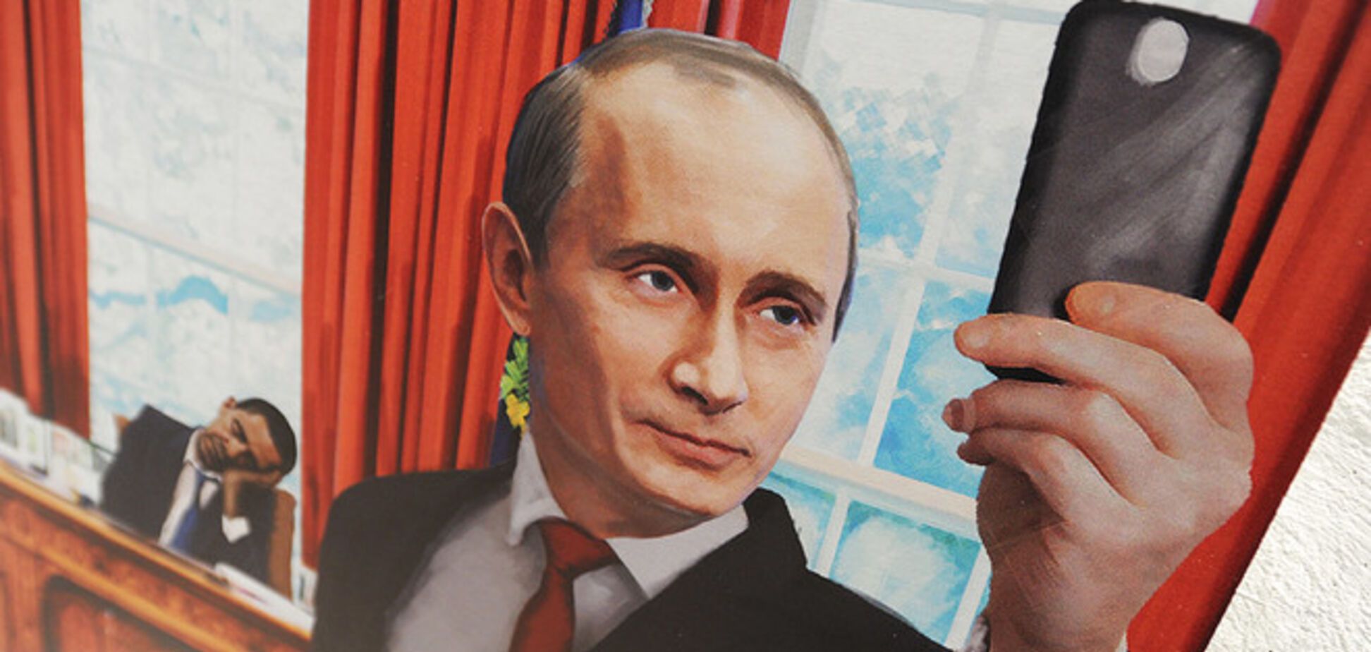 В Москве открылась выставка карикатур на Путина. Фотофакт