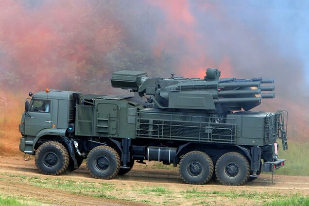Под Мариуполем обнаружен новейший российский ракетный комплекс 'Панцирь'