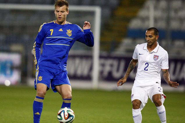 Ярмоленко відпрацьовує удар п'ятою: відео